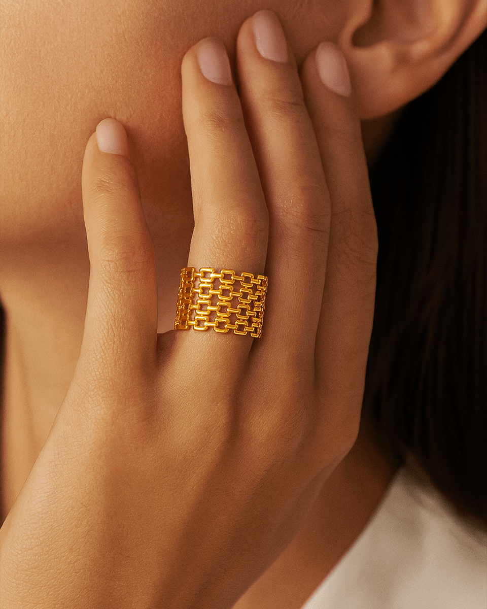 Golden Cascade Cuff - View 4